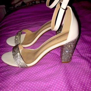 Sparkly high heels